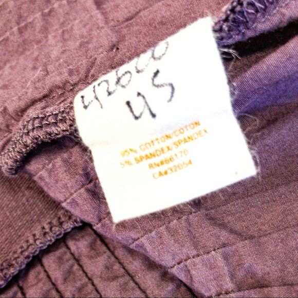 Purple Cropped Front Zip Jacket Top Sz L - Picture 10 of 11